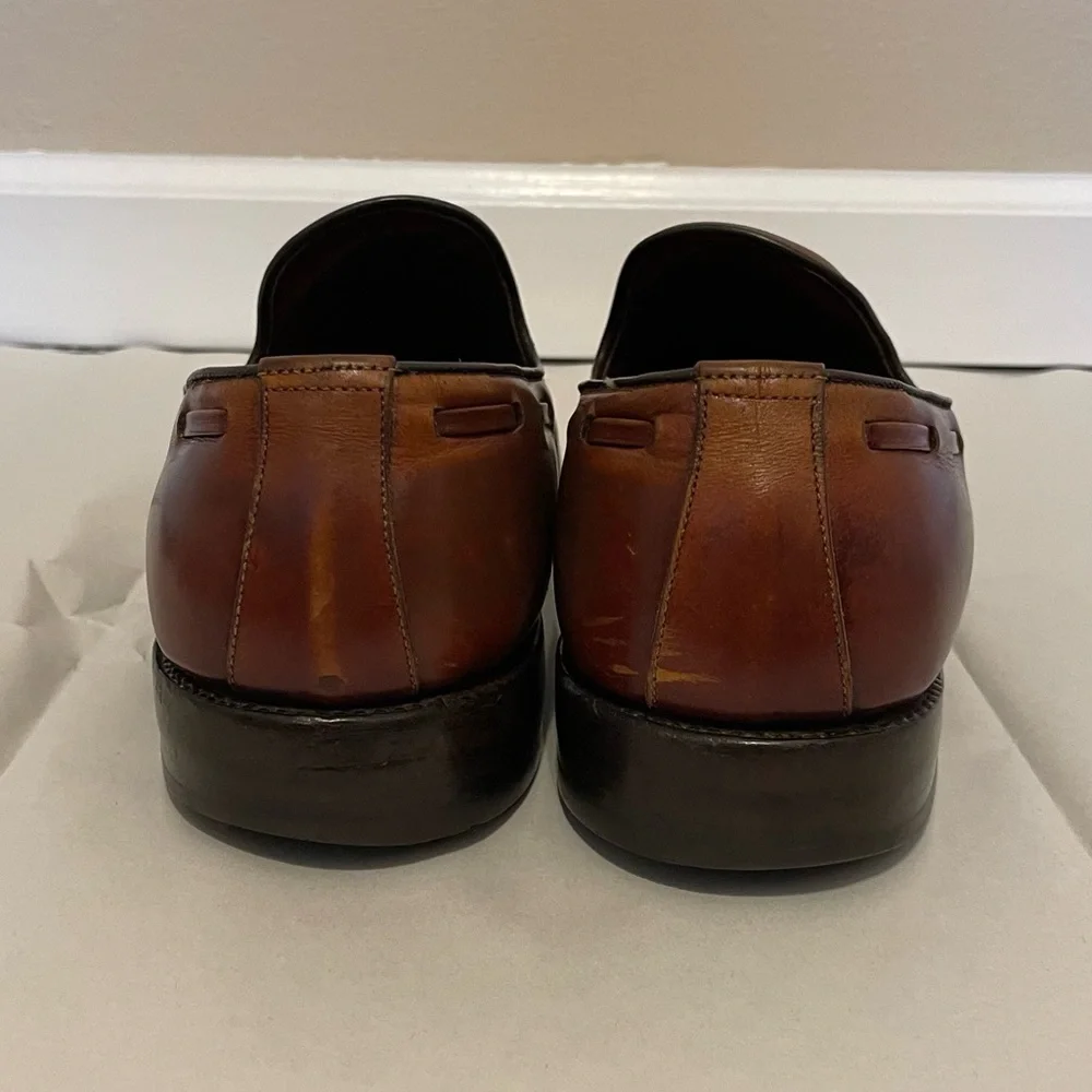 Allen Edmonds Men’s Brown Leather Loafers Dress Shoes Size 9.5C 82374 Preppy
